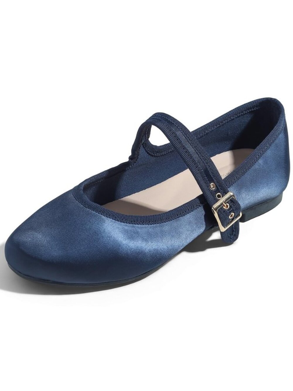 Women's Soft Cushion Extra Padded Comfort Round Toe Mary Jane Metal Buckle